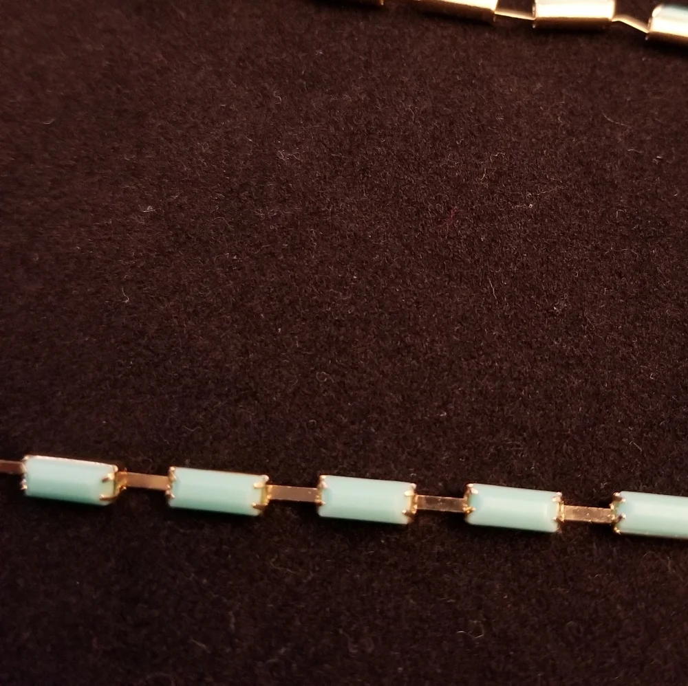 Rectangular Stone Beaded Sunglasses Holder